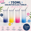 Glass tumblers 750ml