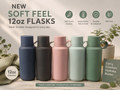 Soft feel flasks