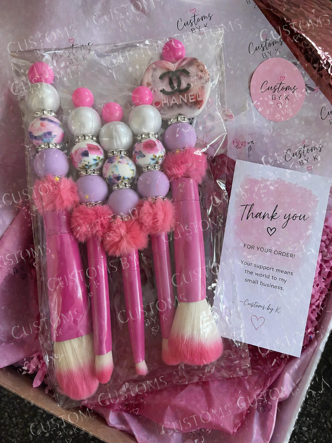Make up brush set