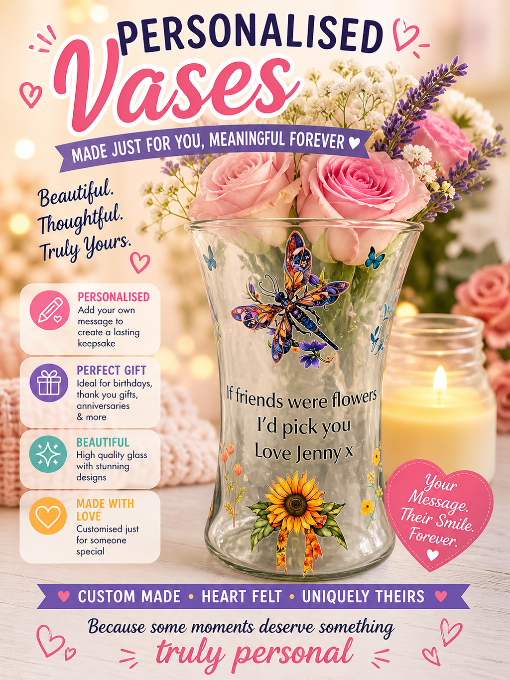 Glass vases
