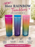 Rainbow tumblers